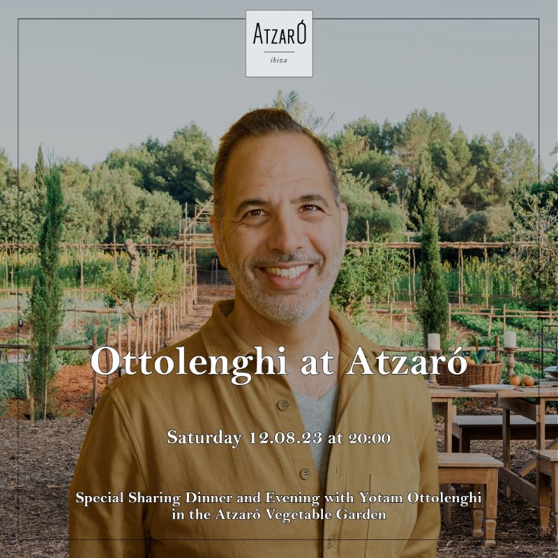 Enjoy the gastronomy of Ottolenghi at  Atzaró