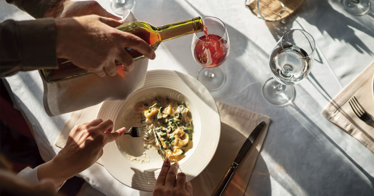 Comida de restaurante en Ibiza