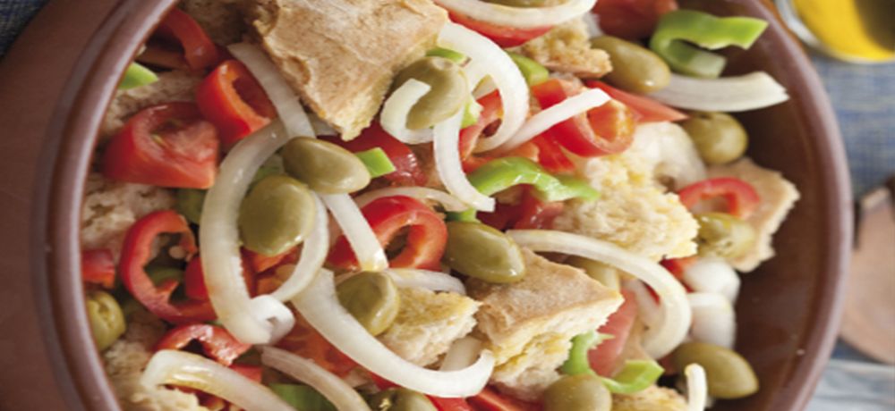 "Crostas" salad